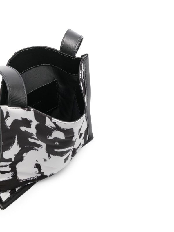 Alexander McQueen graffiti-print shoulder bag - Image 2