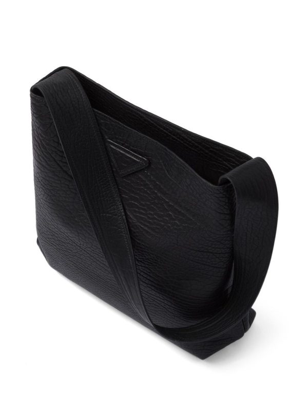 Prada grained leather tote bag - Image 5