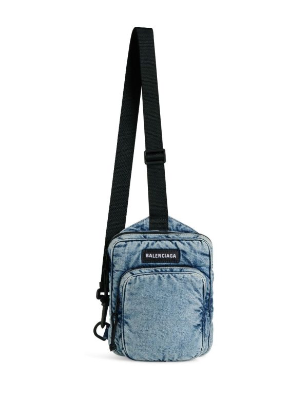 Balenciaga Explorer denim messenger bag - Image 5