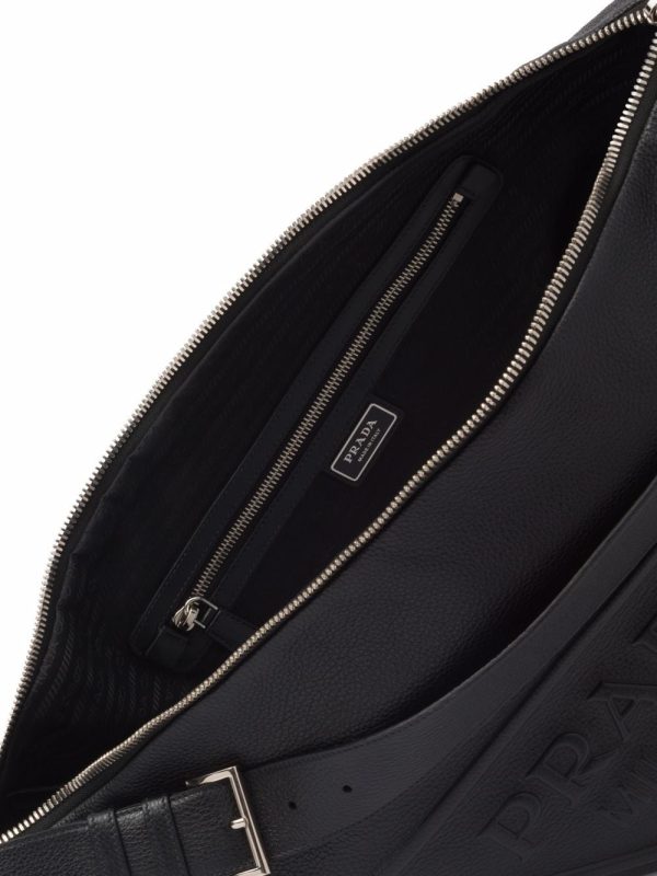 Prada leather Triangle shoulder bag - Image 5