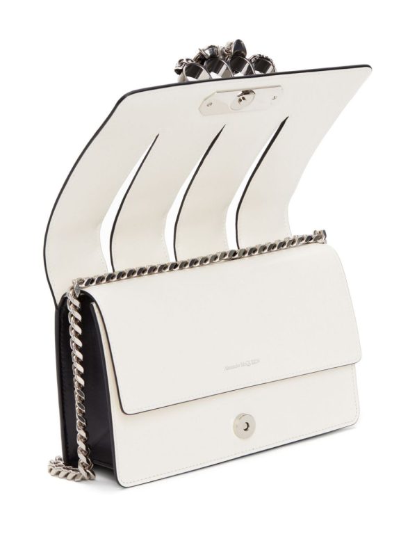 Alexander McQueen Slash studded chain-link bag - Image 5