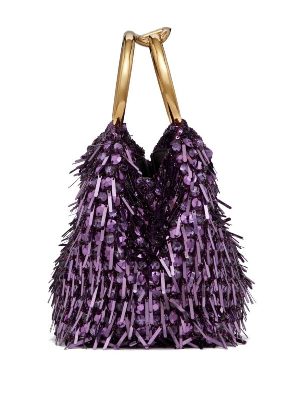 Valentino Garavani small Carry Secrets embroidered bucket bag - Image 5