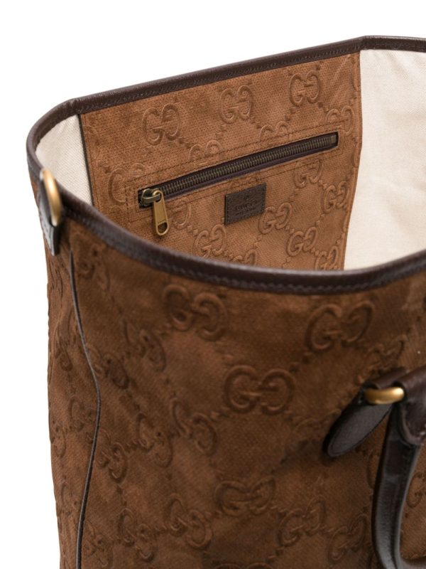 Gucci GG suede duffle bag - Image 5