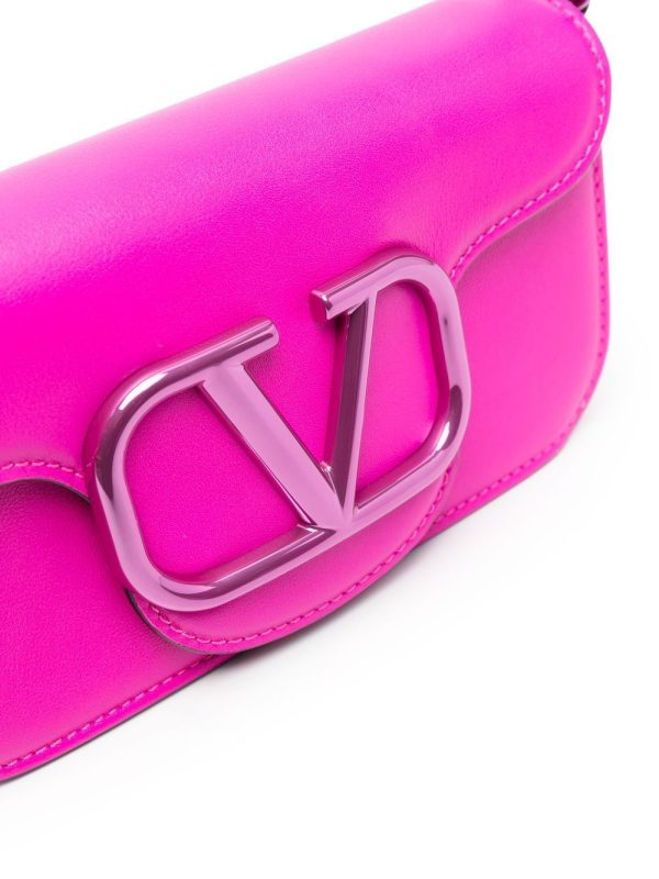 Valentino Garavani Locò logo-plaque shoulder bag - Image 4
