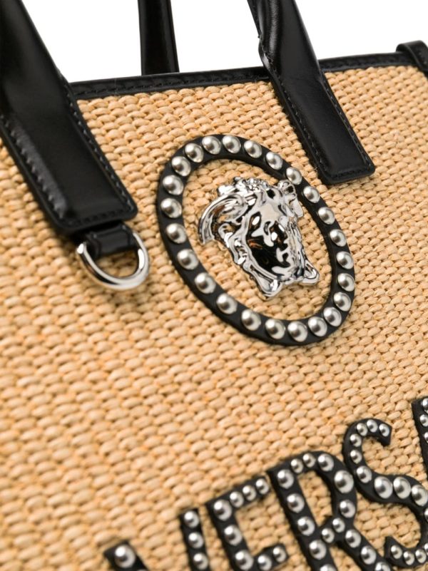 Versace large Studded La Medusa tote bag - Image 5