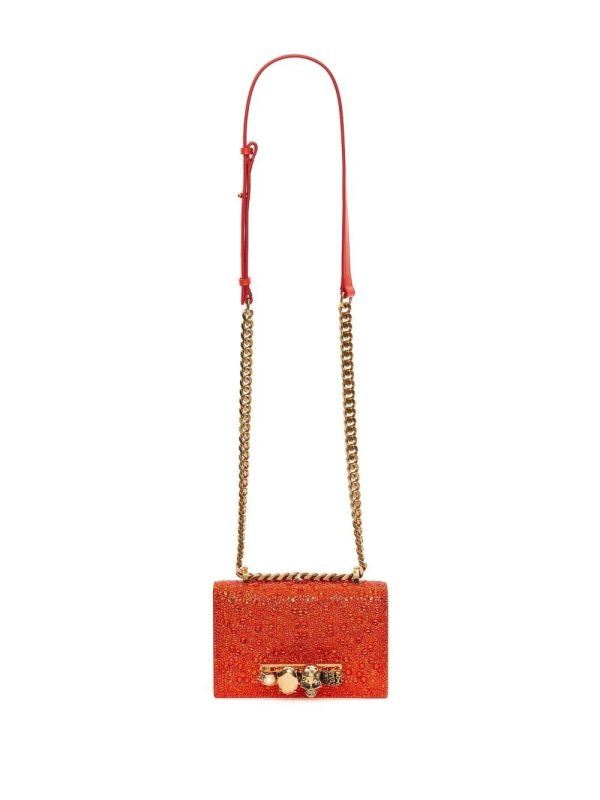 Alexander McQueen mini jewelled knuckleduster satchel - Image 5