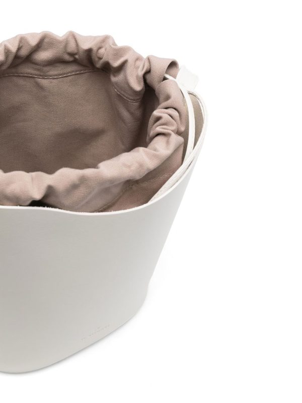 Il Bisonte embossed-logo detail bucket bag - Image 5
