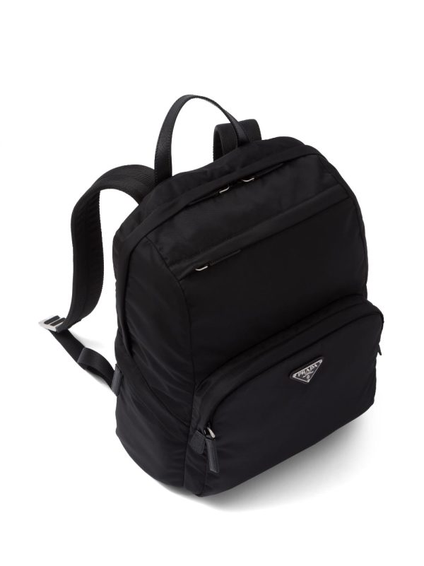 Prada triangle-logo zipped backpack - Image 5