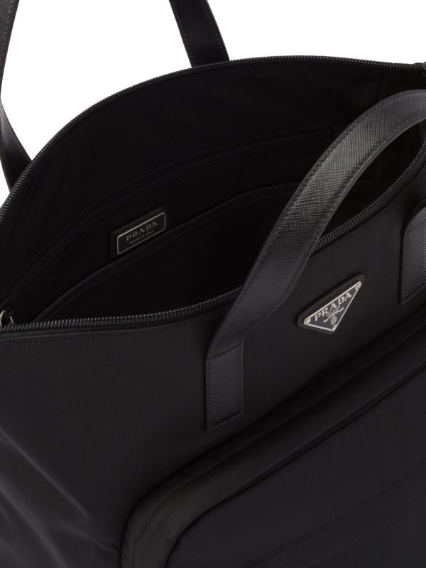 Prada Re-Nylon Saffiano-leather tote bag - Image 5
