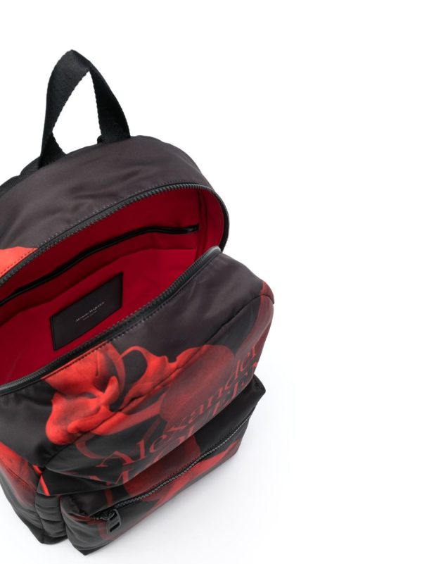 Alexander McQueen logo abstract-pattern print backpack - Image 5