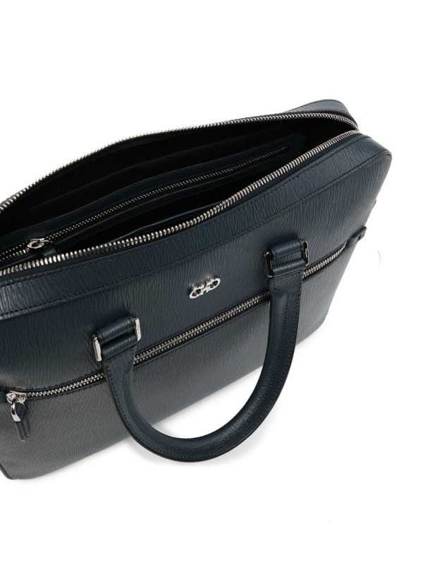 Ferragamo Gancini leather business bag - Image 5