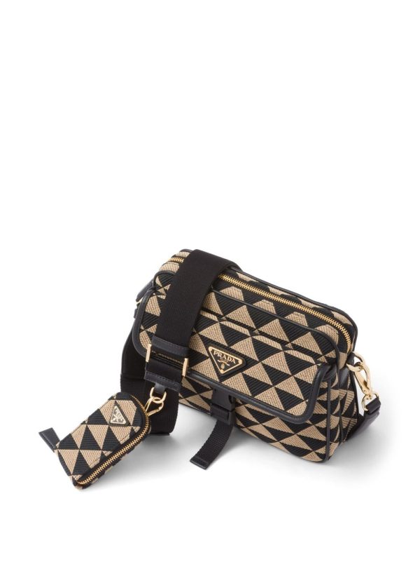 Prada Symbole embroidered shoulder bag - Image 5