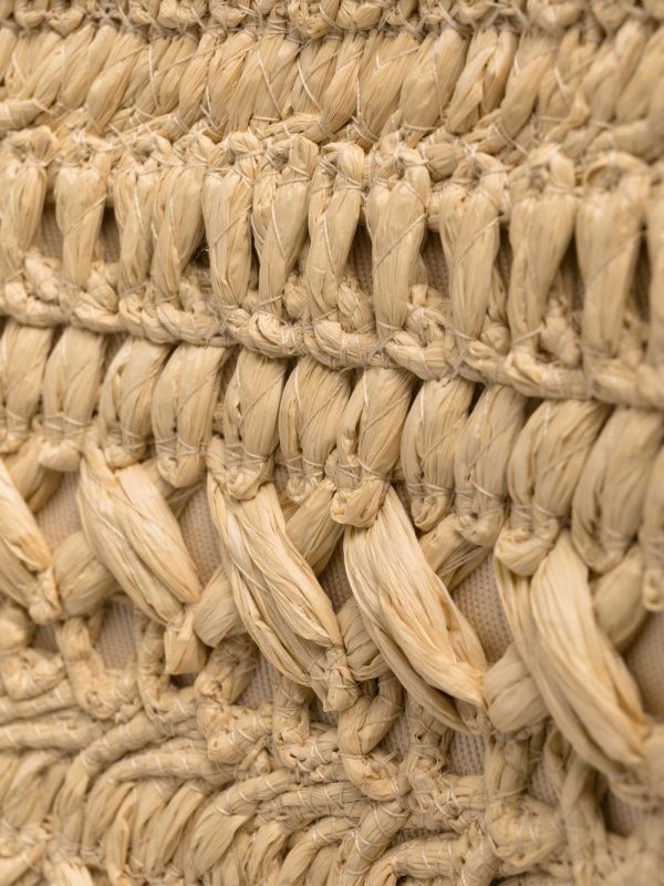 Valentino Garavani VLogo Signature embroidered raffia tote bag - Image 5