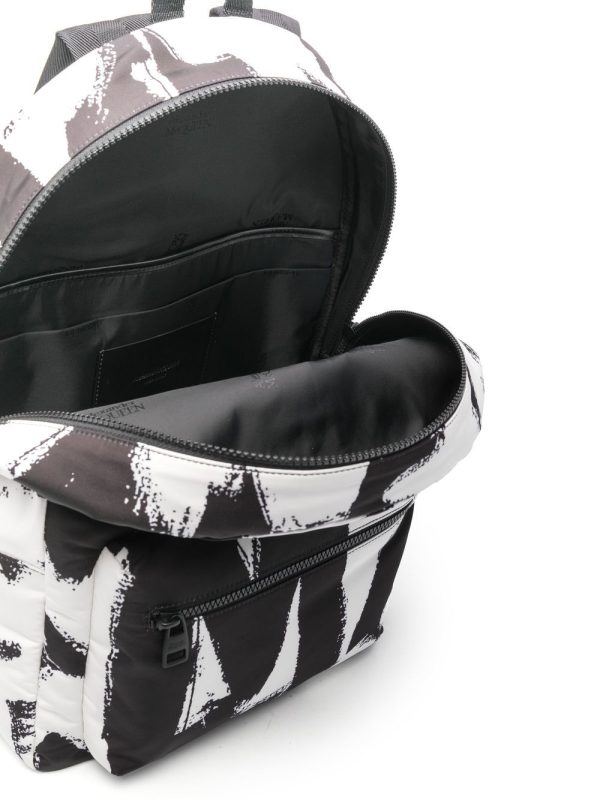 Alexander McQueen graffiti-print backpack - Image 2