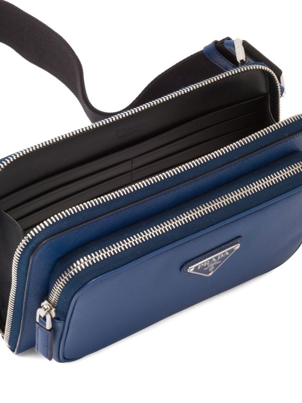 Prada logo plaque crossbody bag - Image 5