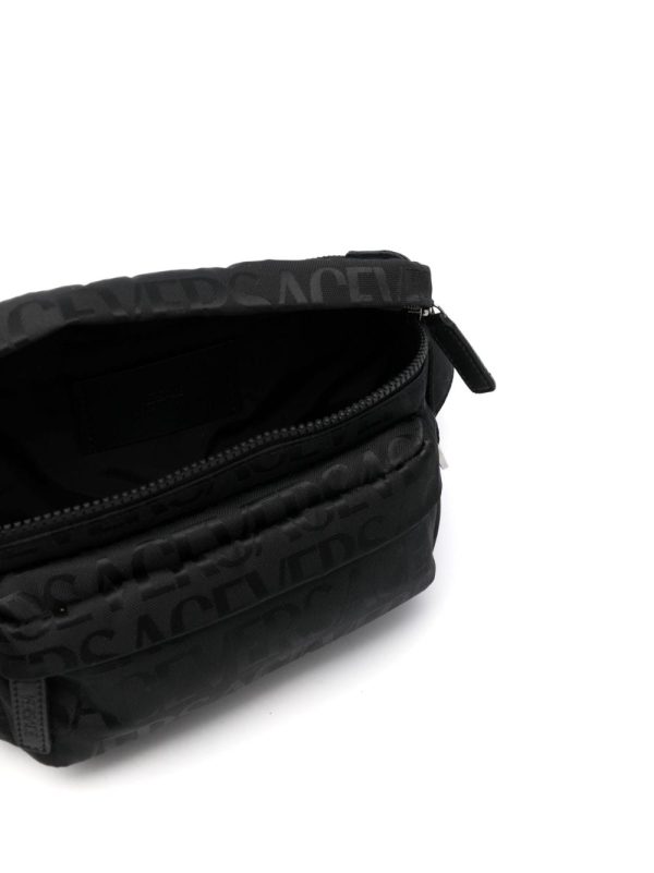 Versace logo-print zipped belt bag - Image 4