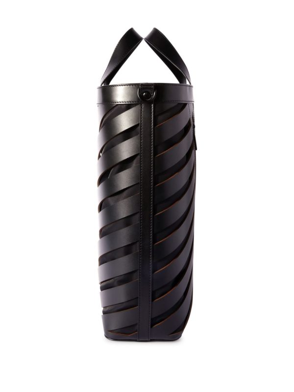 Off-White Diag cut-out leather tote bag - Image 5