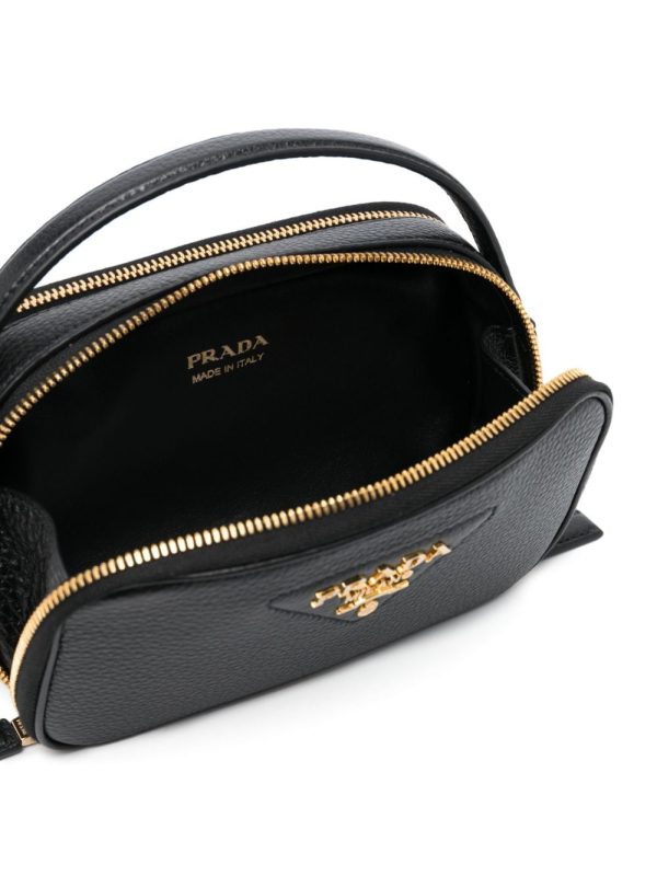 Prada triangle-logo leather tote bag - Image 5