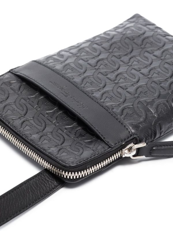 Ferragamo Gancini embossed messenger bag - Image 5