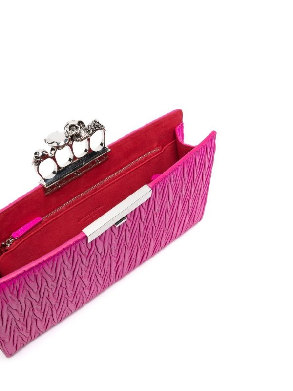 Alexander McQueen signature four-ring clutch bag - Image 5