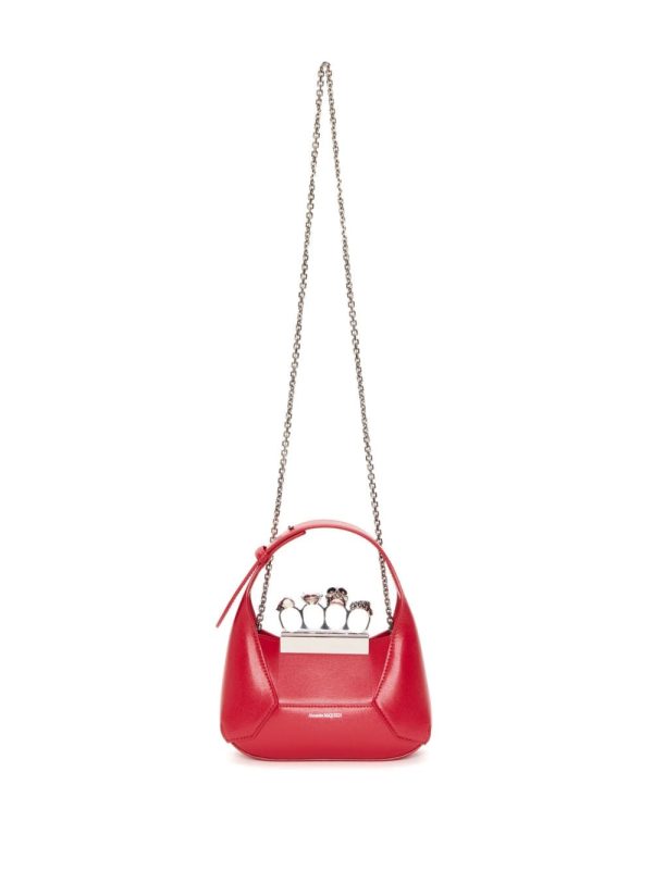 Alexander McQueen The Jewelled leather mini bag - Image 5
