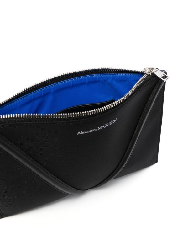 Alexander McQueen logo-print envelope clutch - Image 5