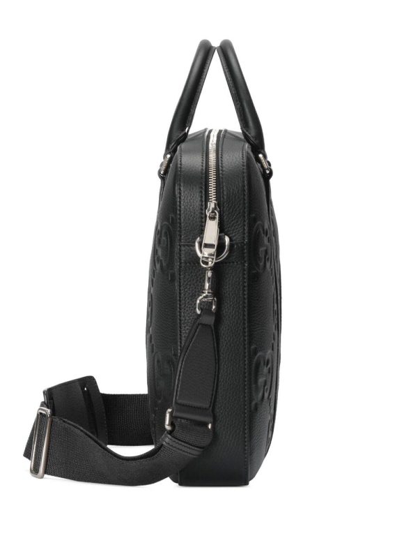 Gucci debossed-logo laptop bag - Image 5