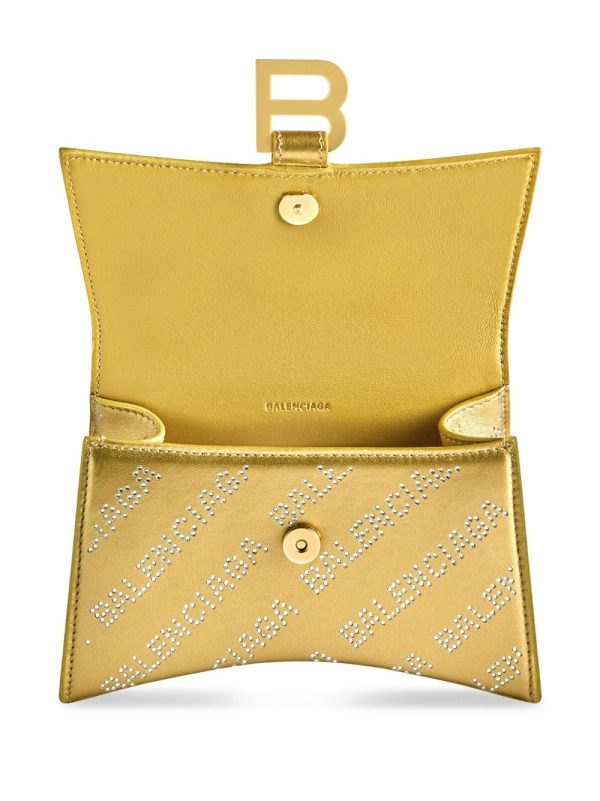 Balenciaga Hourglass XS rhinestone mini bag - Image 5