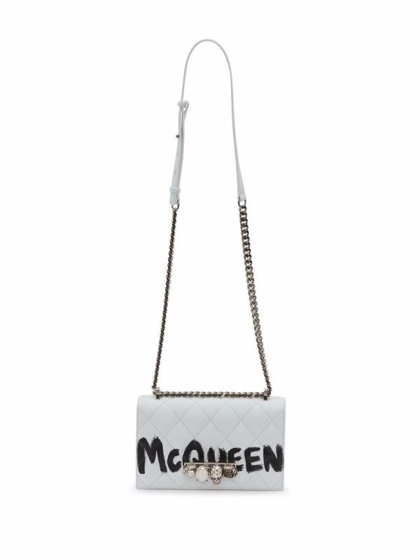 Alexander McQueen logo-print cross-body bag - Image 5
