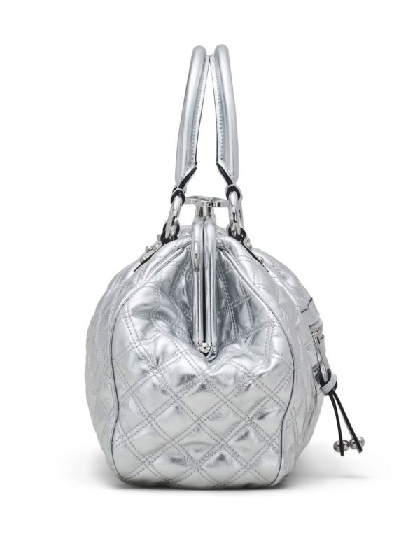 Marc Jacobs Re-Edition Quilted Metallic Leather Stam bag - Image 4