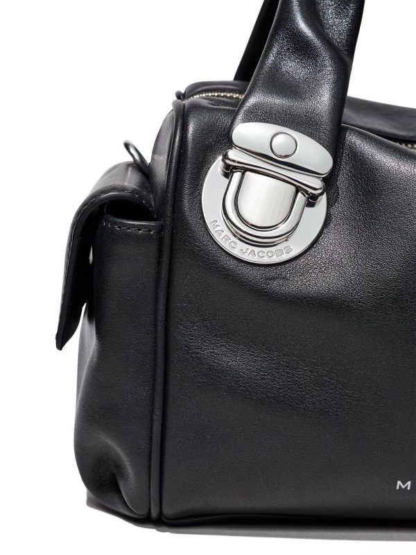 Marc Jacobs The Satchel logo-plaque tote bag - Image 5