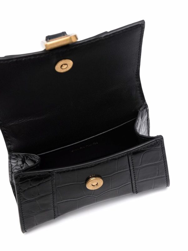 Balenciaga Hourglass crocodile-effect tote - Image 5