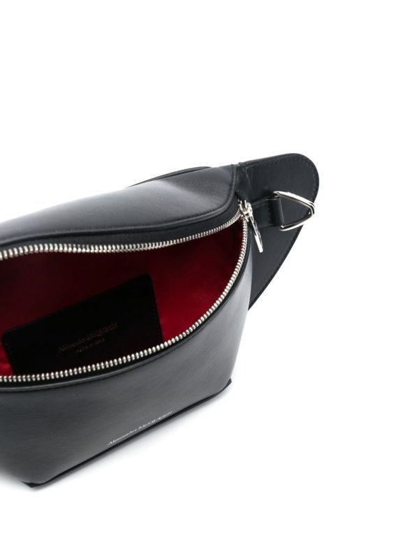Alexander McQueen logo-embossed leather belt bag - Image 5