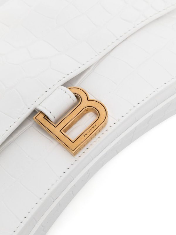 Balenciaga Crush crocodile-embossed crossbody bag - Image 5
