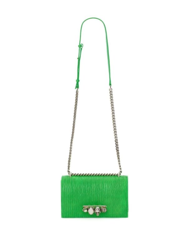 Alexander McQueen jewelled lambskin satchel bag - Image 3