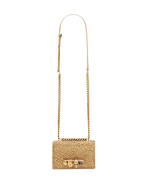 Alexander McQueen crystal-embellished crossbody bag - Image 2