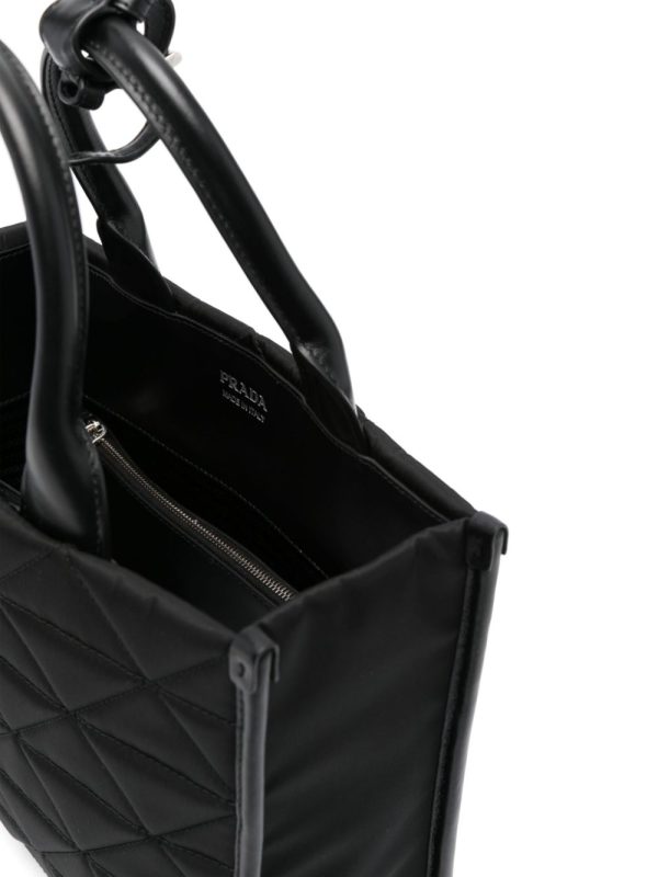 Prada Symbole quilted tote bag - Image 5