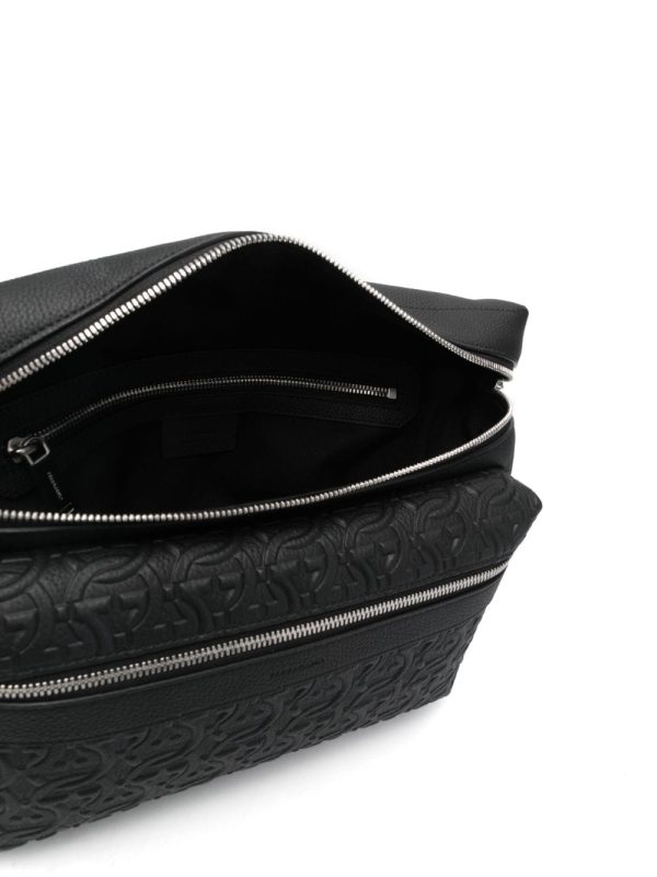 Ferragamo Gancini-pattern leather crossbody bag - Image 5