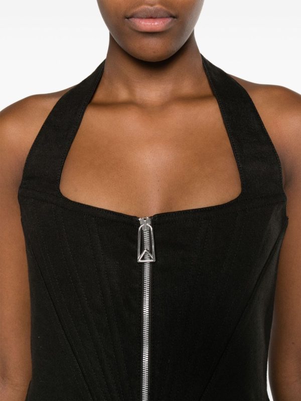 Bottega Veneta   halterneck linen jumpsuit - Image 5