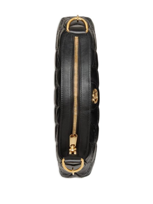 Gucci GG Matelassé half-moon shaped bag - Image 5