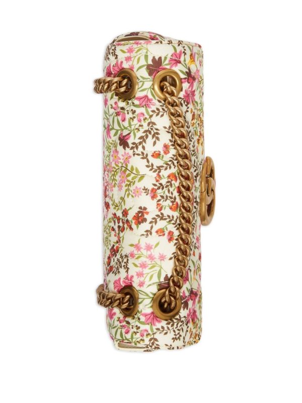 Gucci small GG Marmont floral shoulder bag - Image 6