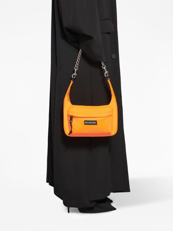 Balenciaga Raver logo-patch shoulder bag - Image 6