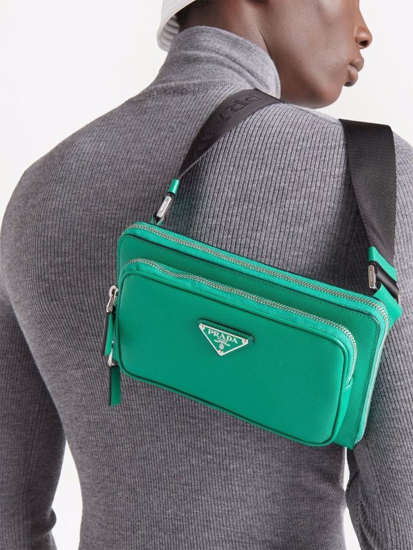 Prada logo plaque crossbody bag - Image 6