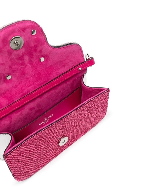 Valentino Garavani VLogo sequinned clutch bag - Image 6