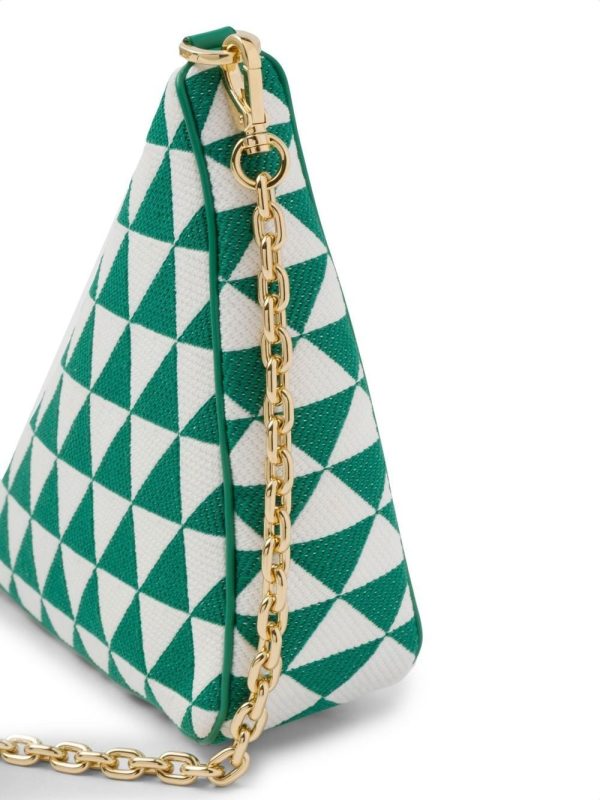 Prada embroidered jacquard mini bag - Image 6