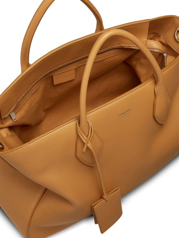 Ferragamo logo-print leather tote bag - Image 6