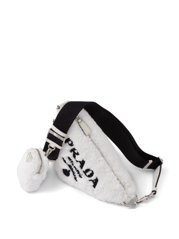 Prada Triangle terrycloth shoulder bag - Image 6