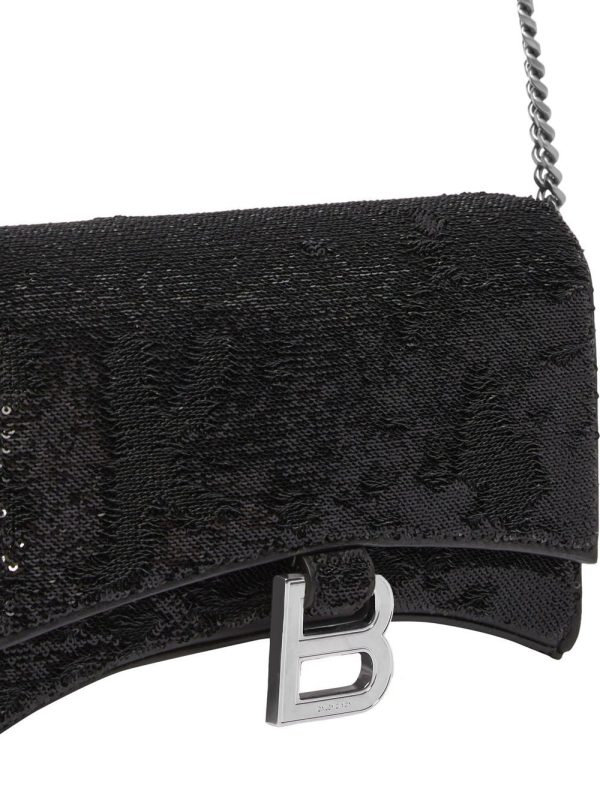 Balenciaga Hourglass sequin-detail chain wallet - Image 6