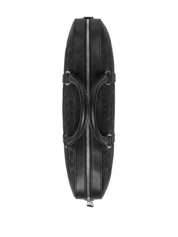 Gucci debossed-logo laptop bag - Image 6