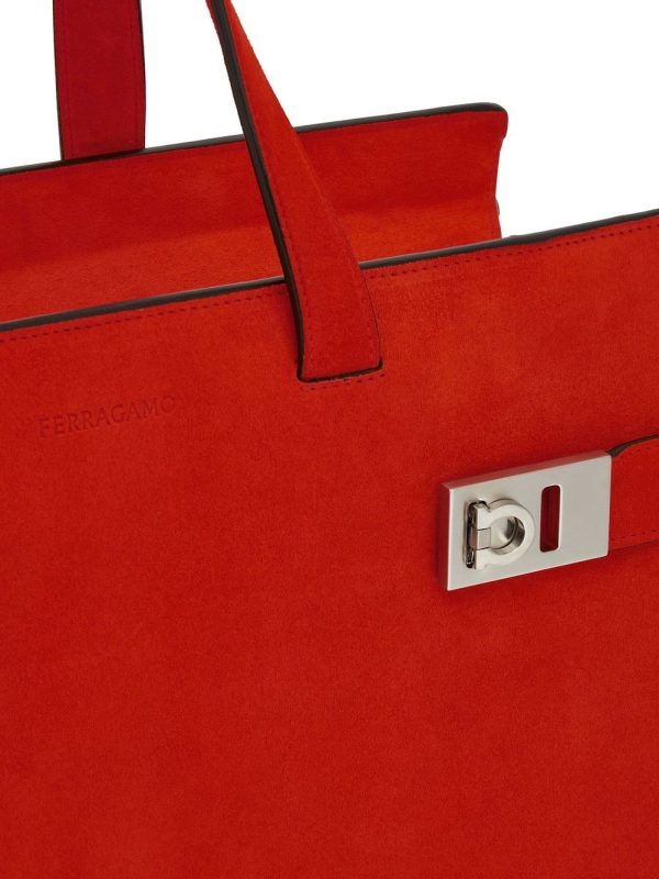 Ferragamo Gancini-fasten large tote bag - Image 6
